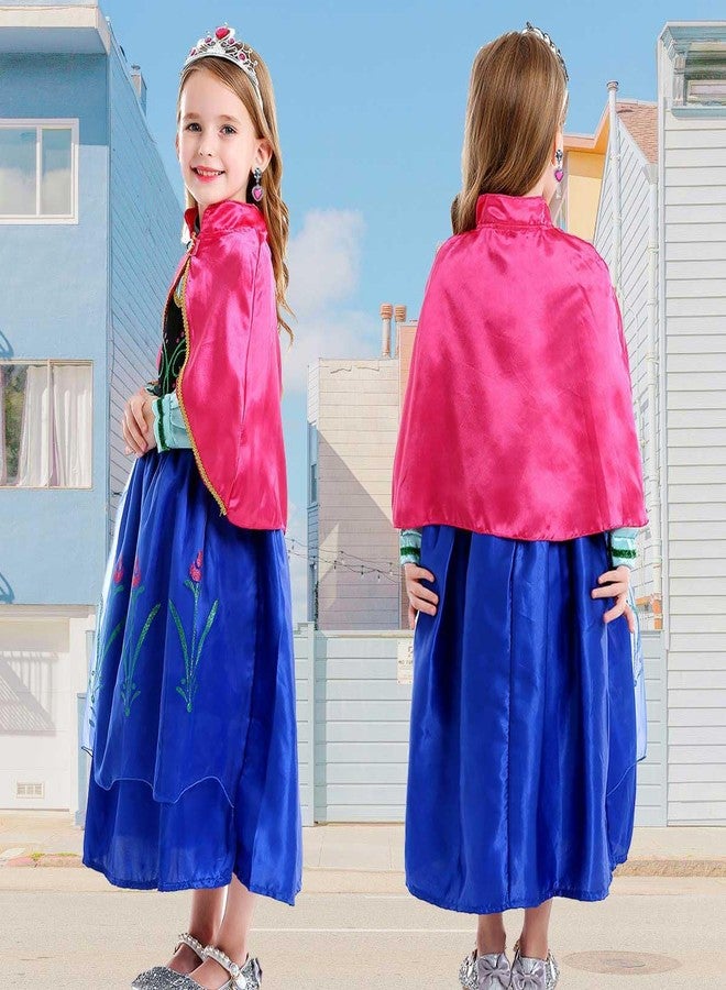 Luzlen Little Girls Princess Dress Halloween Cosplay Costume Kids Birthday Outfits Princess Fancy Dress, 3-4 Years(Label 110) - Image 5